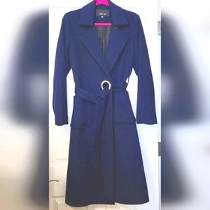 Lost Ink UK - Women's Navy Blue Coat.  US Size 6. UK Size 10